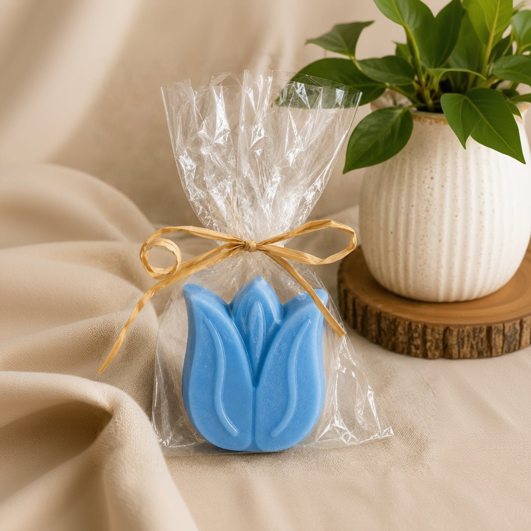 🩵 Sky Blue Tulip Soap